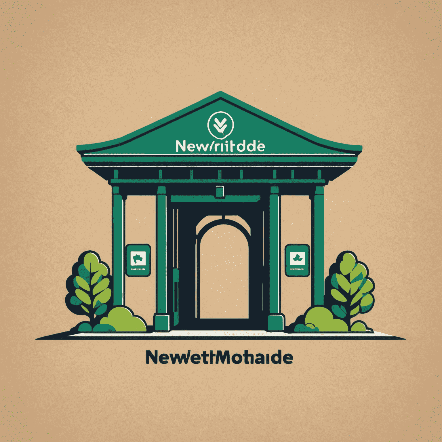 NewMethodAe logo featuring a stylized toll gate and smart card design
