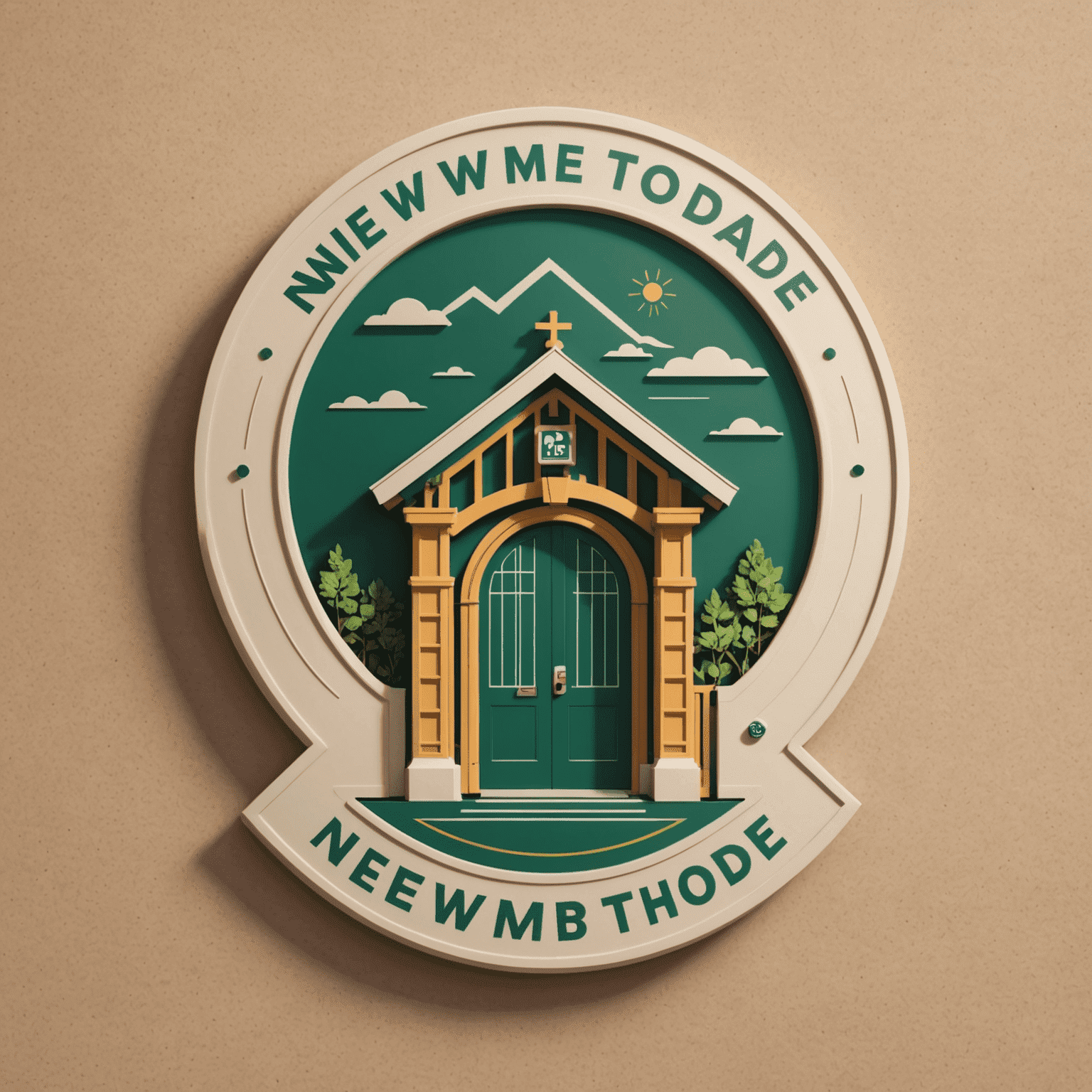 NewMethodAe logo featuring a stylized toll gate and smart card design